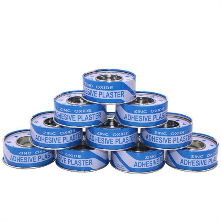 Adhesive Plaster With Metal Tin