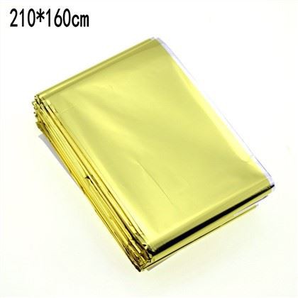 Golden & Sliver Emergency Rescue Thermal Blanket