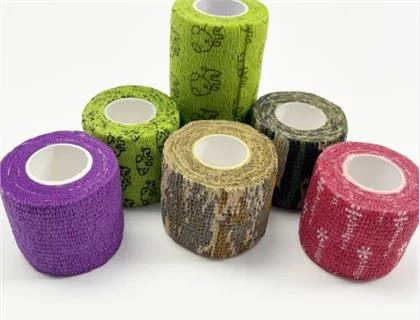 Printed Adhesive Elastic Bandage